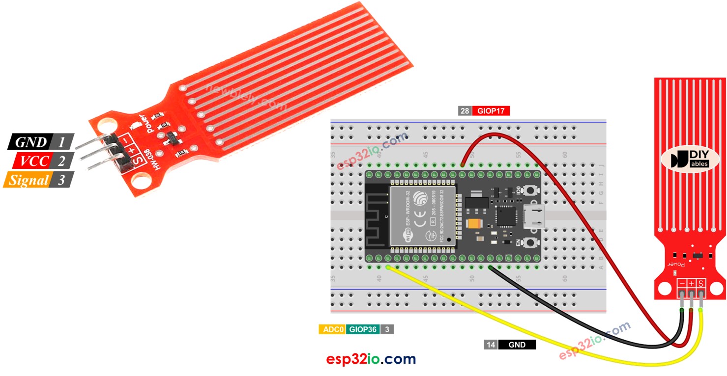 ESP32 Wasser/Flüssigkeit