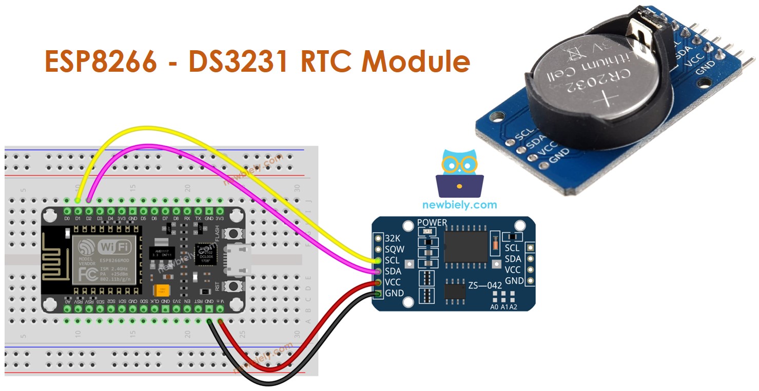 ESP8266 Echtzeituhr