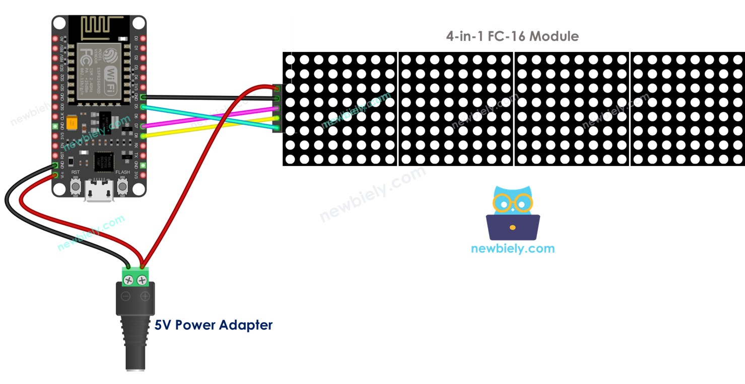 ESP8266 LED-Matrix