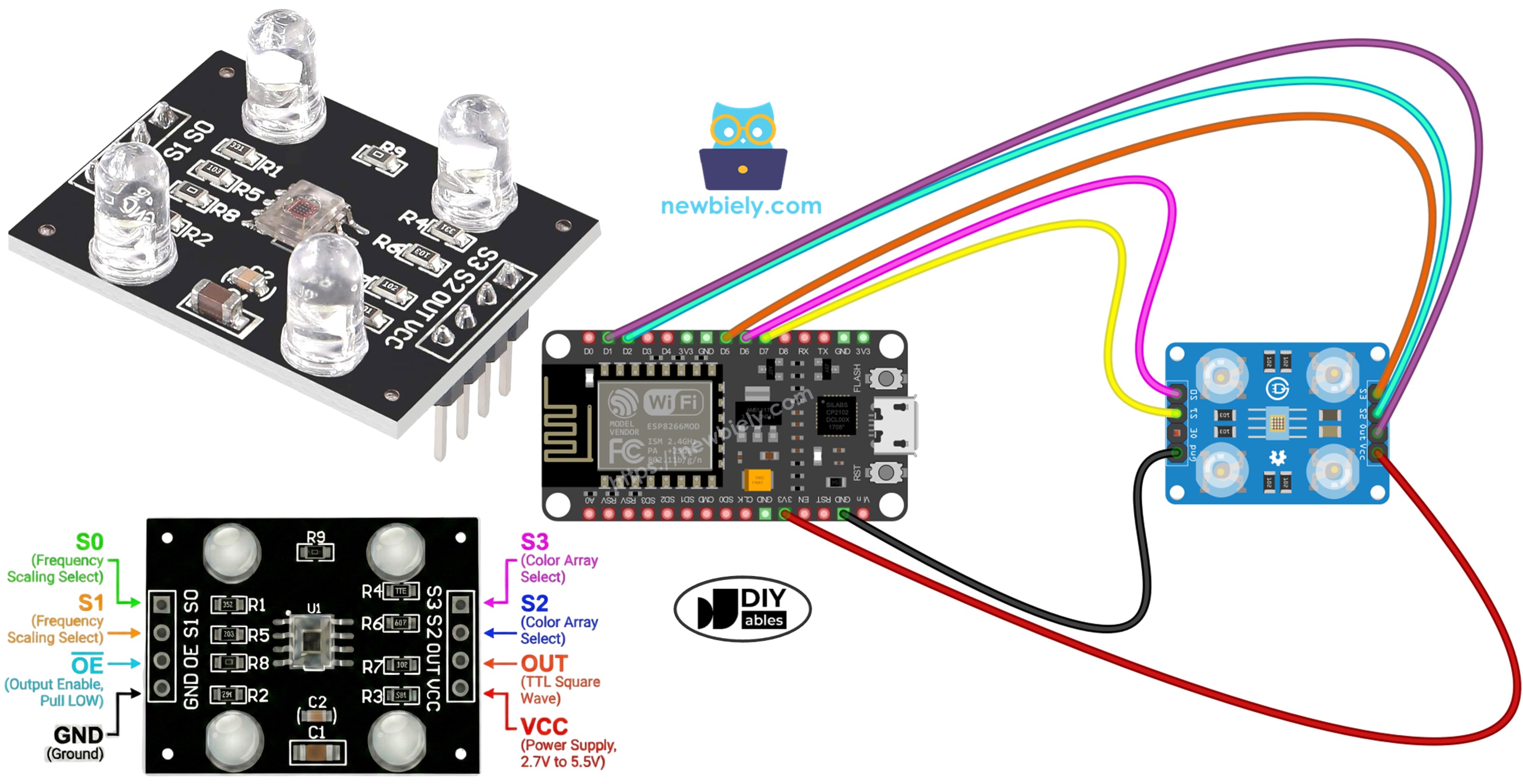 ESP8266 Farbsensor