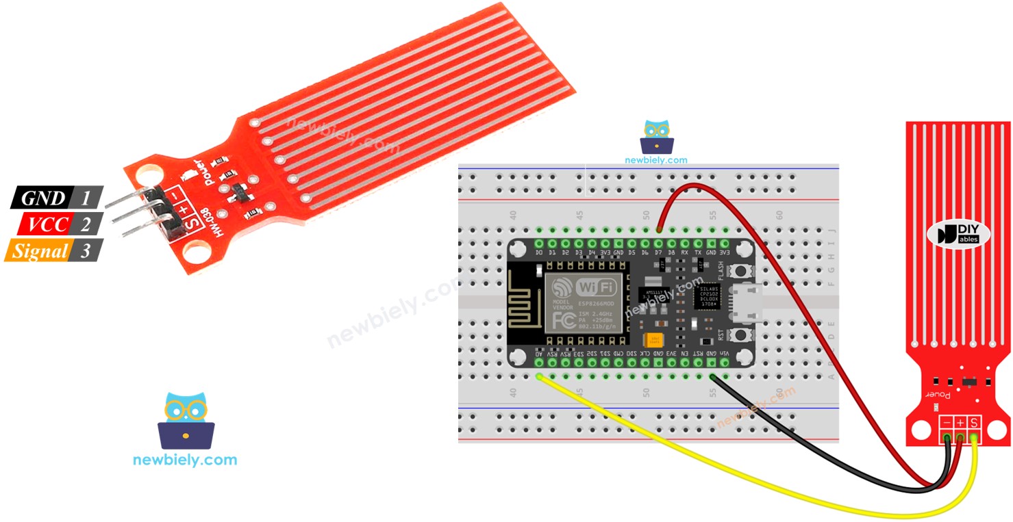 ESP8266 Wasser/Flüssigkeit