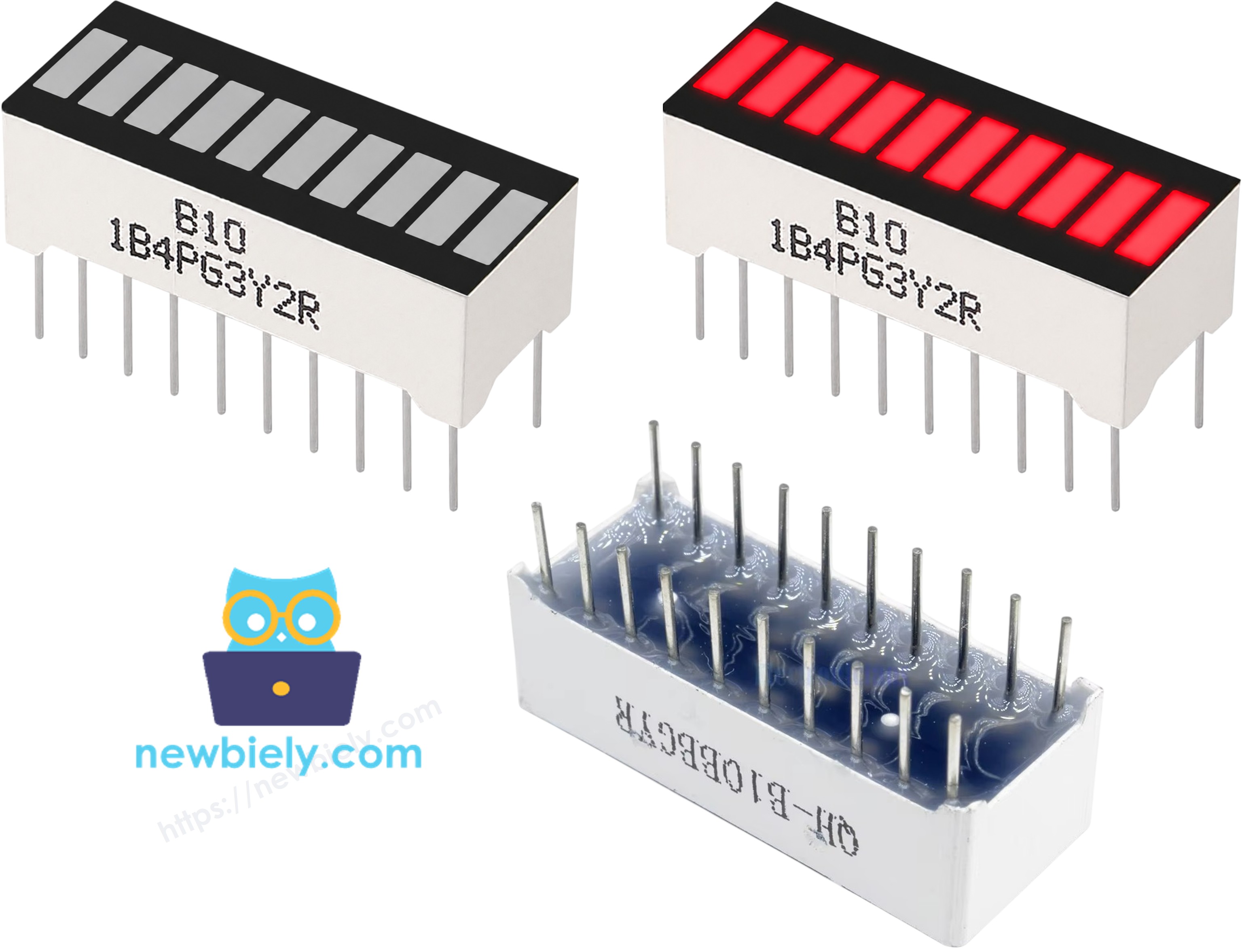Pinbelegung der 10-Segment-LED-Balkenanzeige