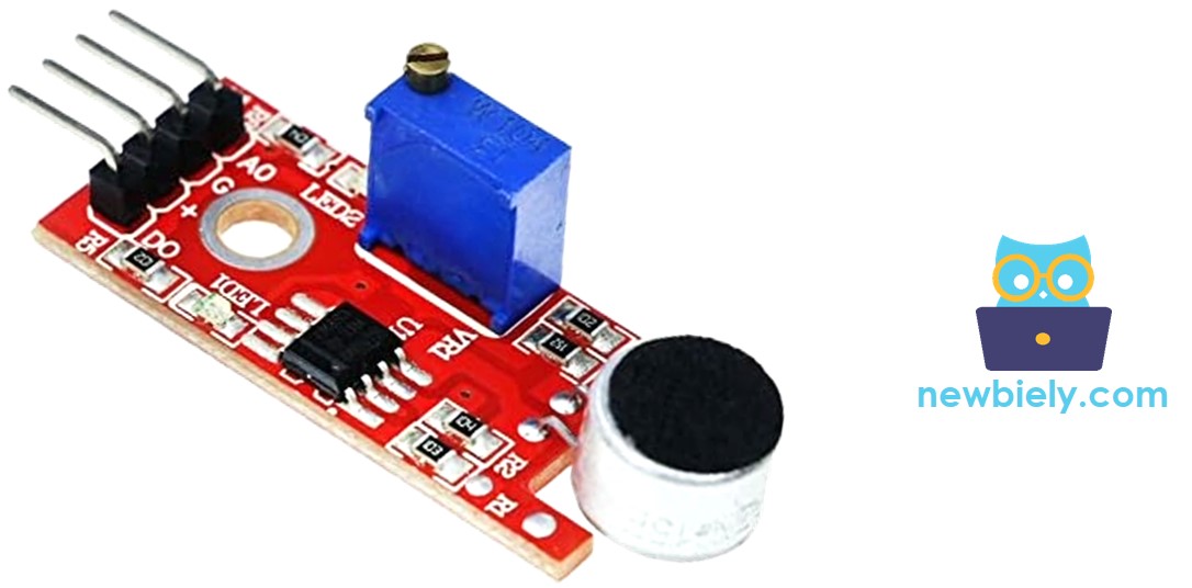 Pinbelegung eines analogen Schallsensors