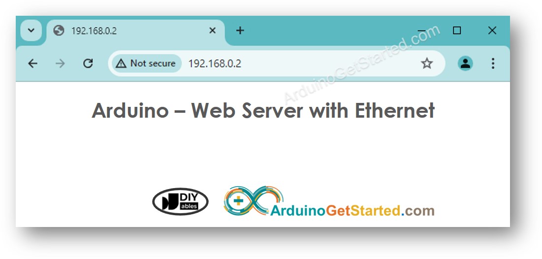 Arduino Ethernet Webserver