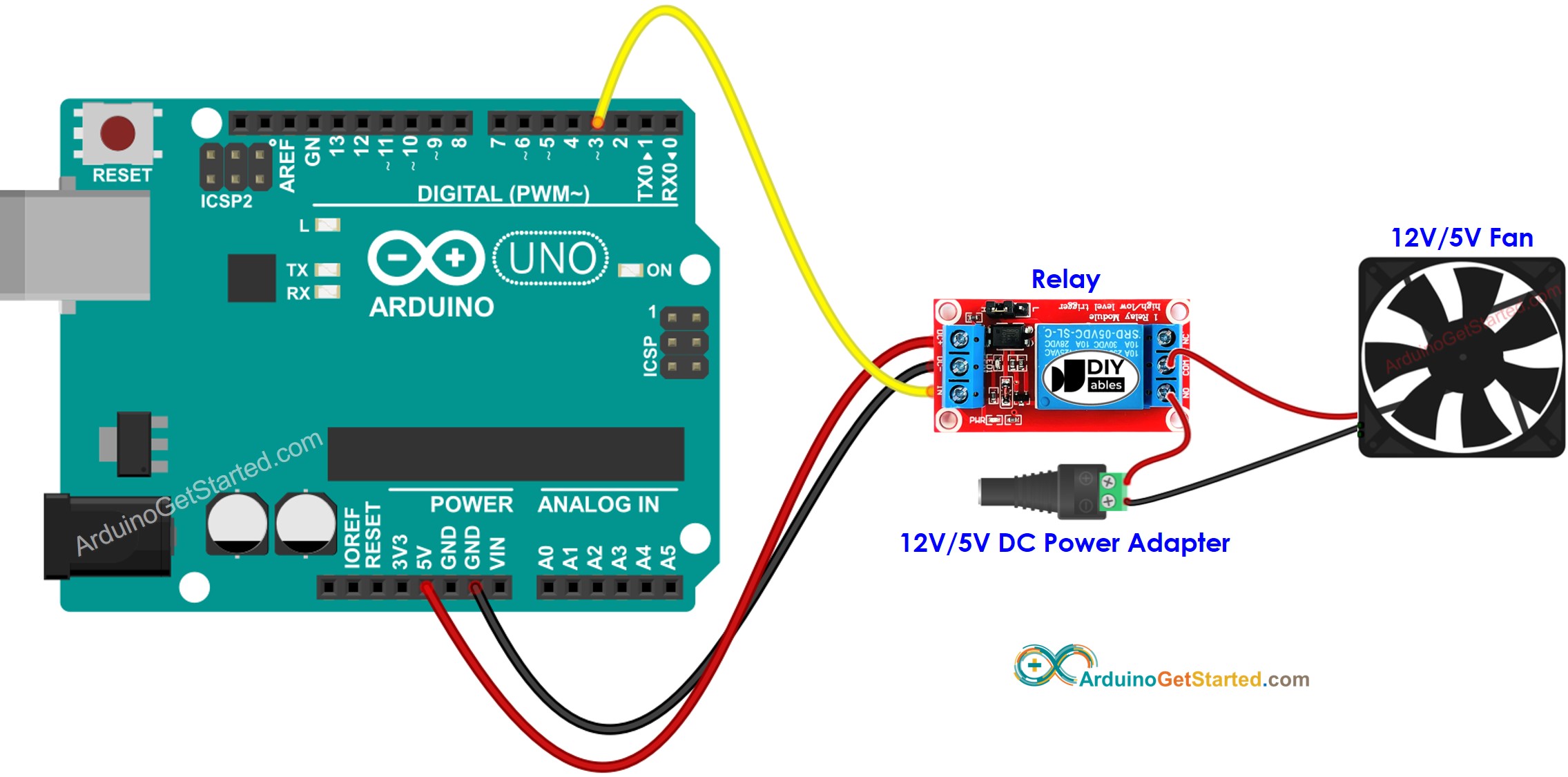 Arduino-Lüfter-Schaltplan
