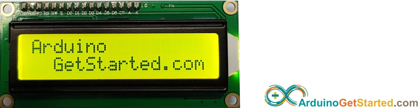 Text auf dem LCD mit Arduino anzeigen