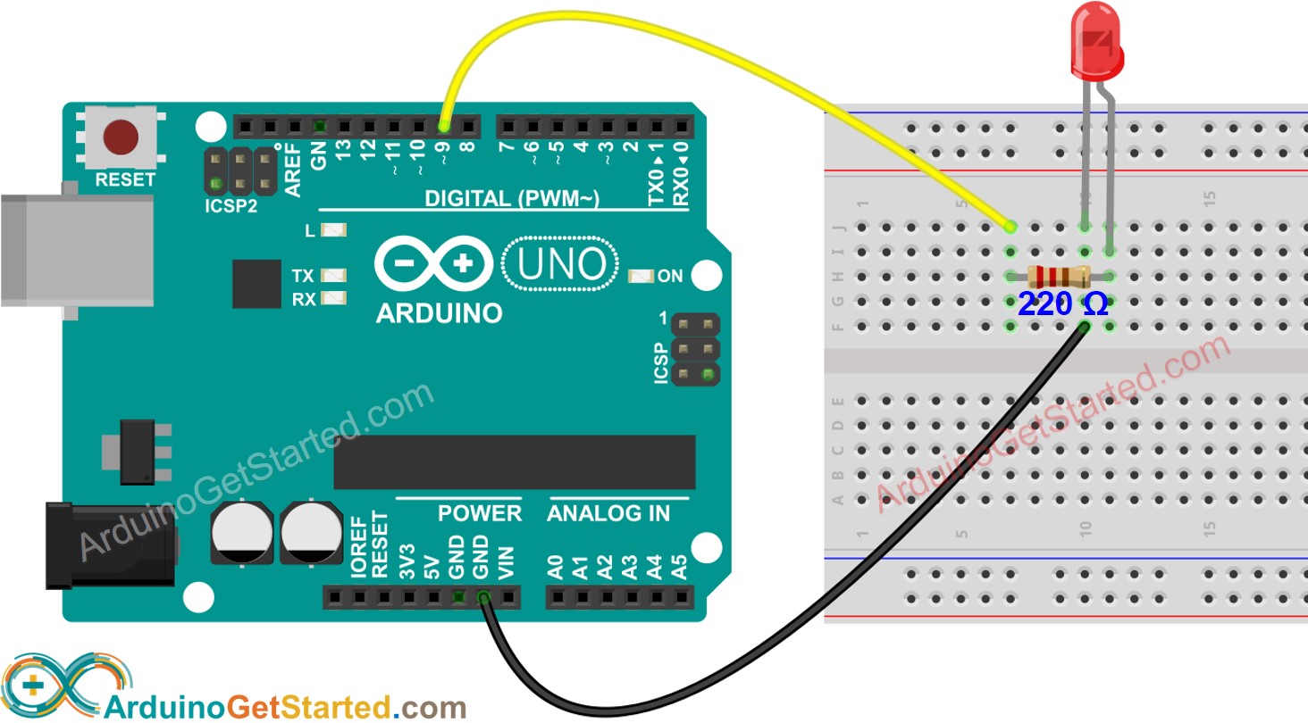 Arduino-LED-Schaltplan