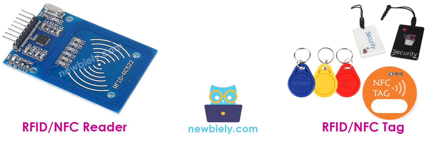 arduino mega rfid nfc system