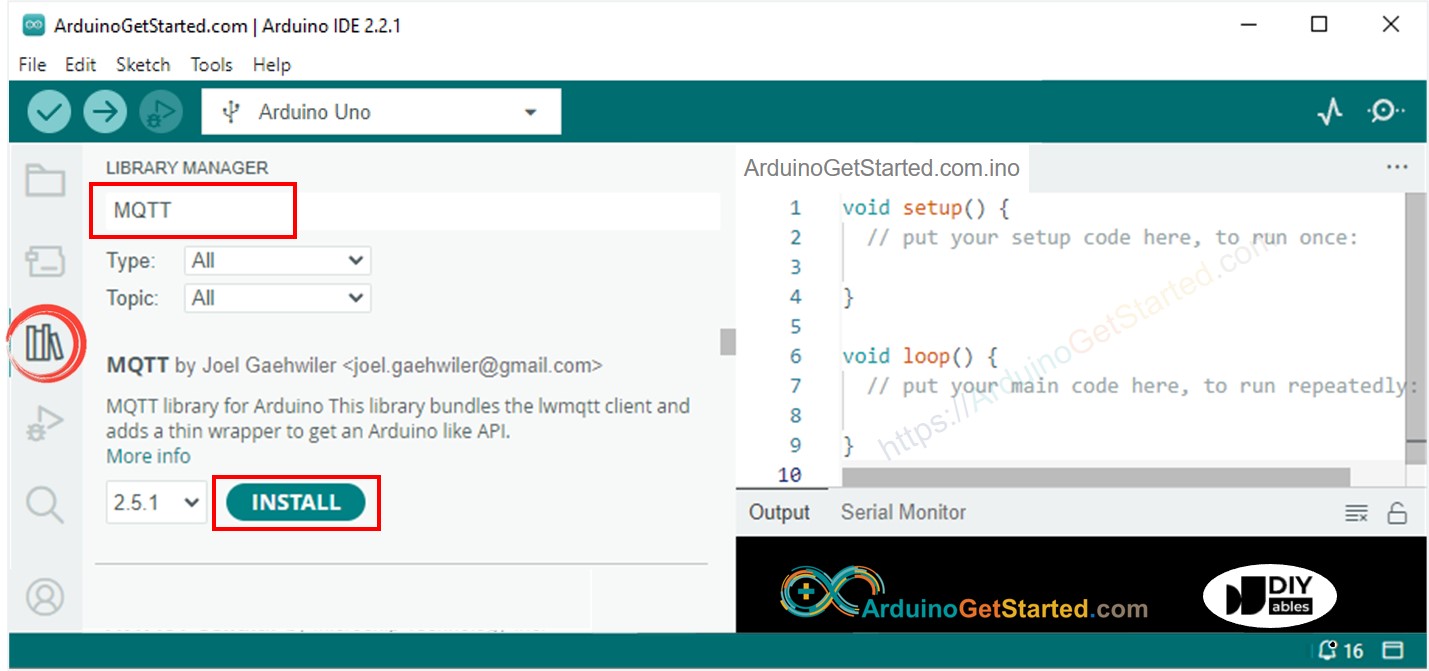 Arduino-MQTT-Bibliothek