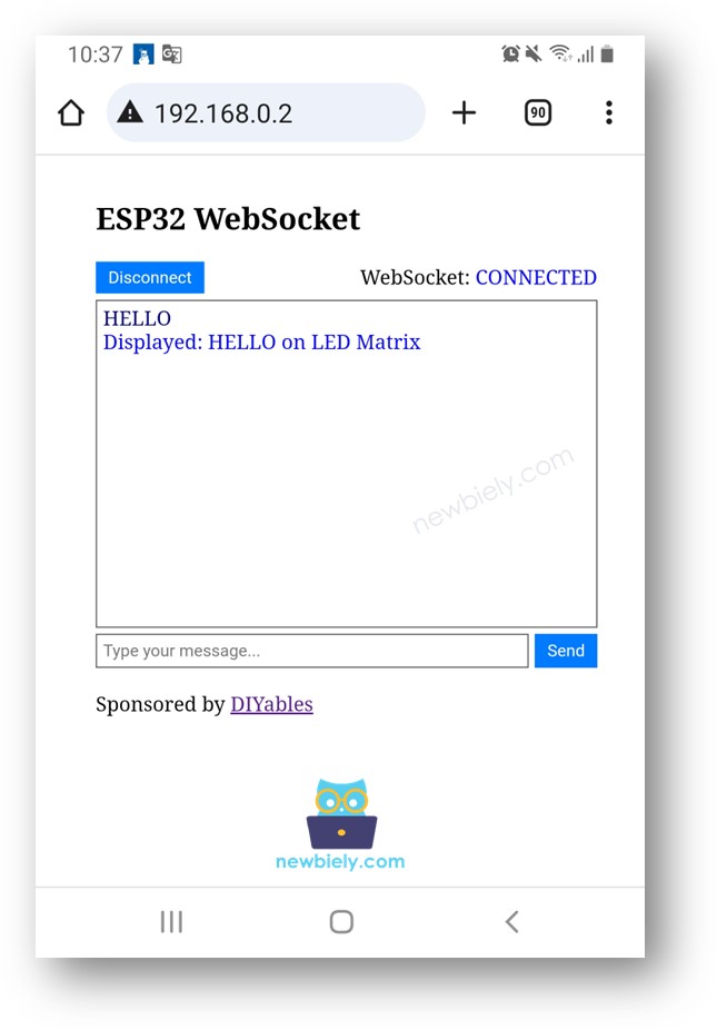 Arduino Nano ESP32 WebSocket-Chat-Server