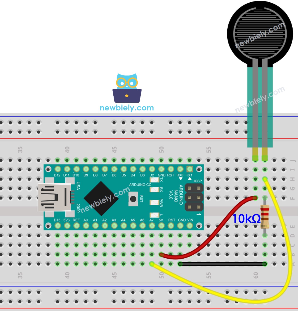 Arduino Nano Force-Schaltplan