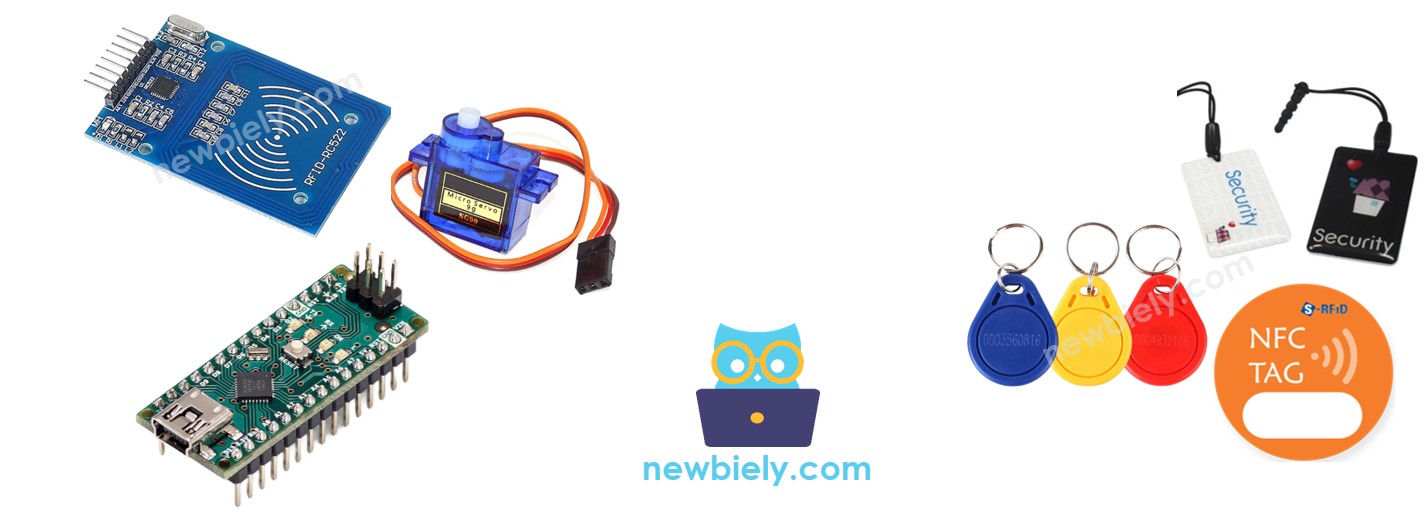 Arduino Nano Arduino RFID Servomotor-Bauteil