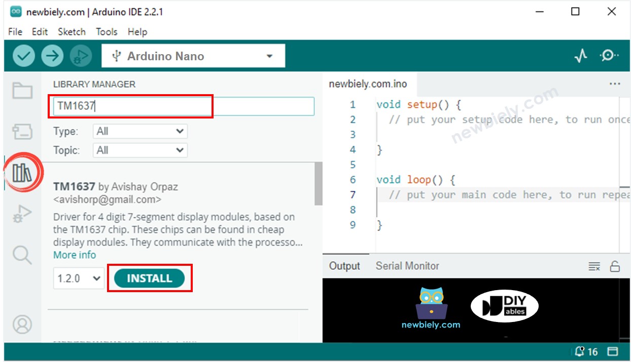 Arduino TM1637 4-stellige 7-Segment-Anzeige-Bibliothek