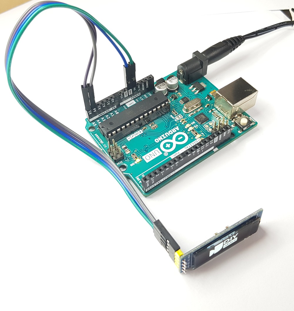 Arduino OLED 128x32 Schaltplan