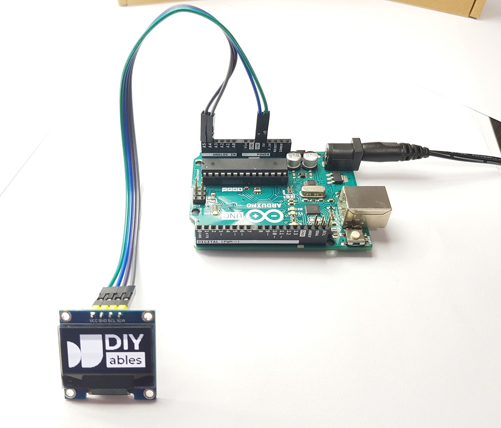 Arduino OLED 128x64 Schaltplan