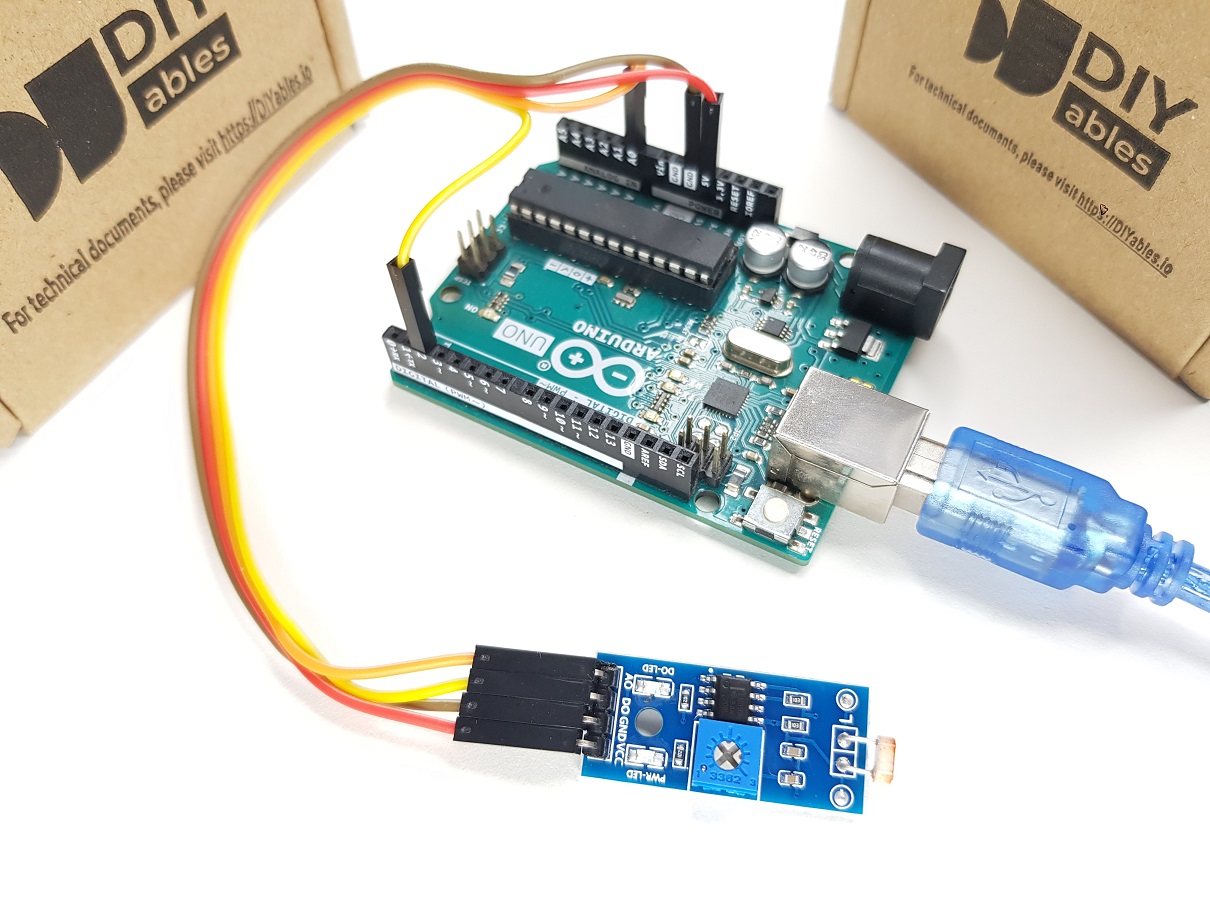 Arduino LDR-Lichtsensor-Modul-Verbindung