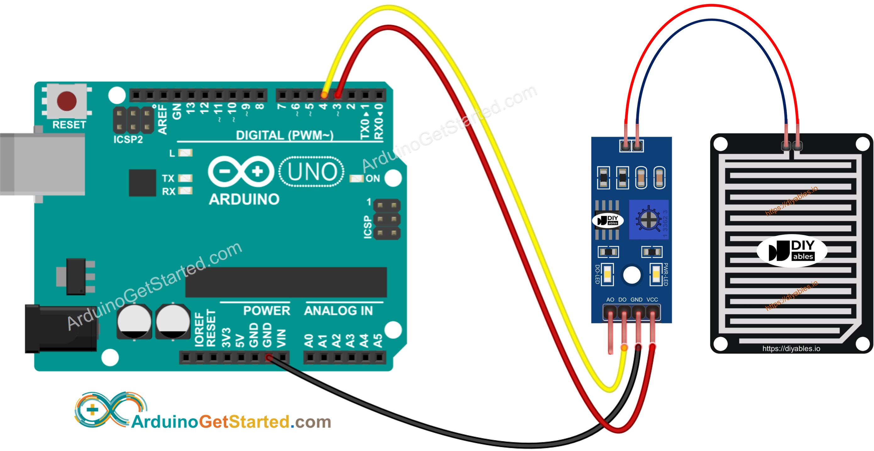 Arduino-Regen-Sensor-Schaltplan