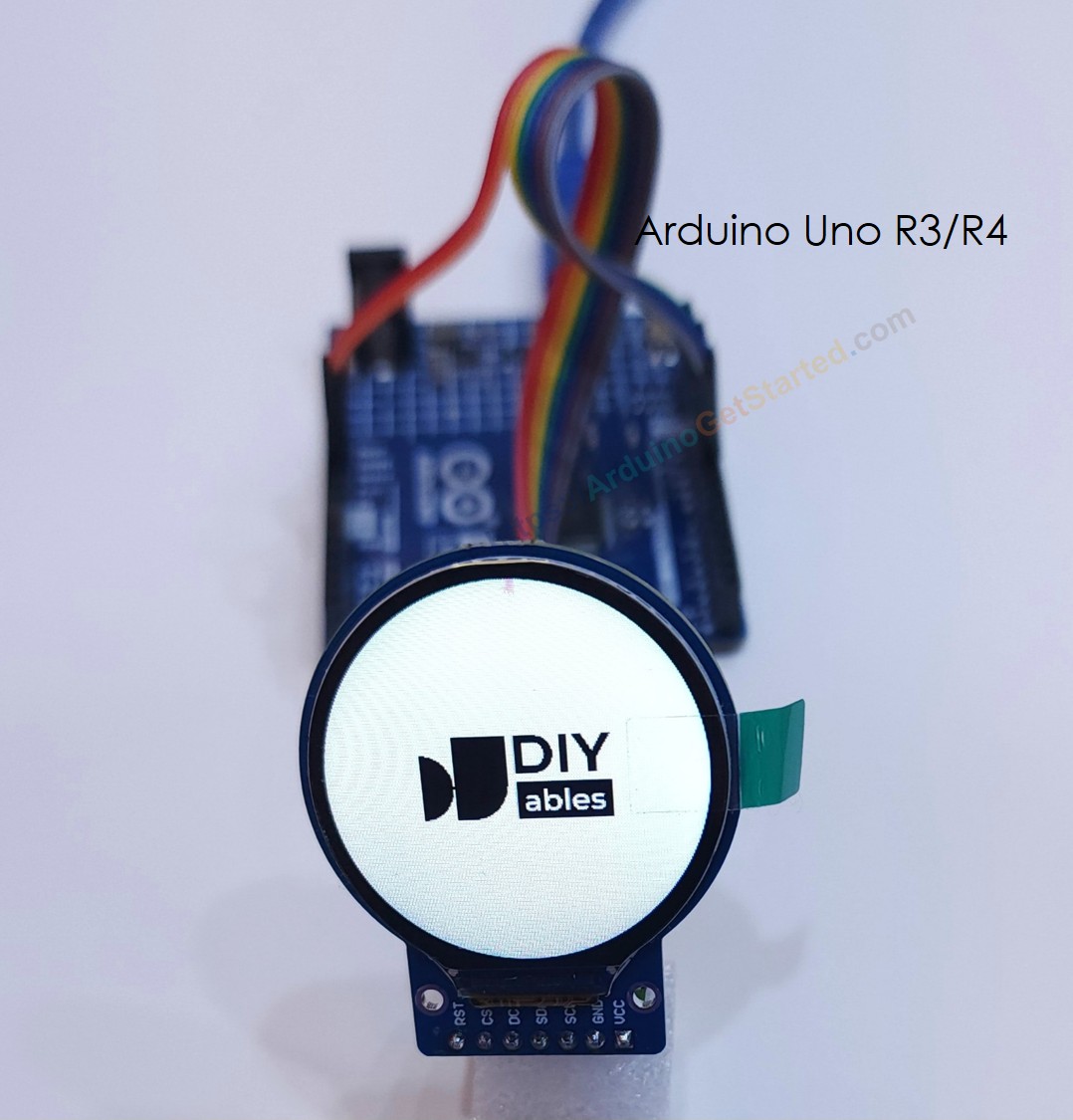 Arduino runder kreisförmiger TFT-LCD-Bildschirm Anzeigebild