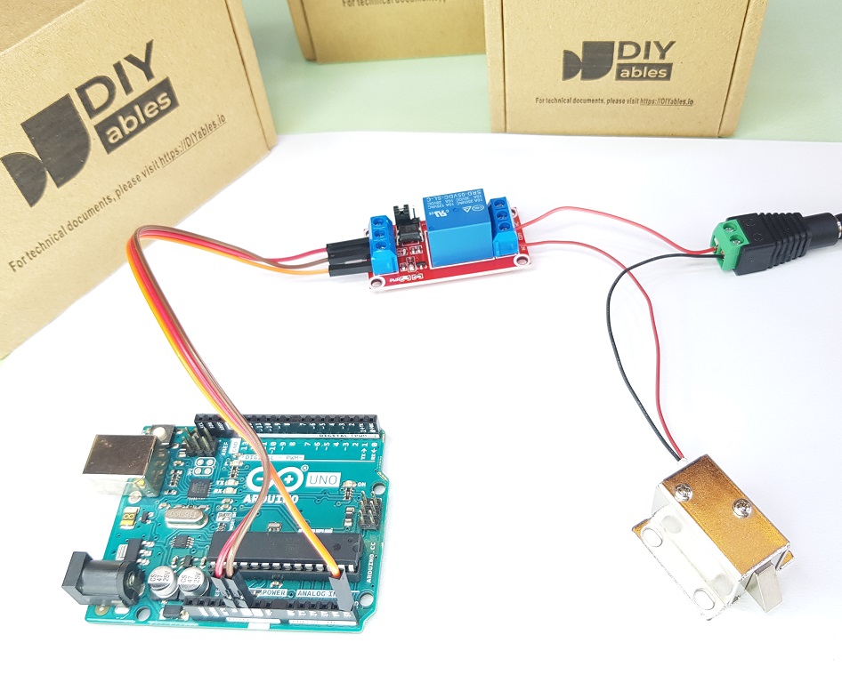 Arduino-Solenoidschloss echte Verbindung