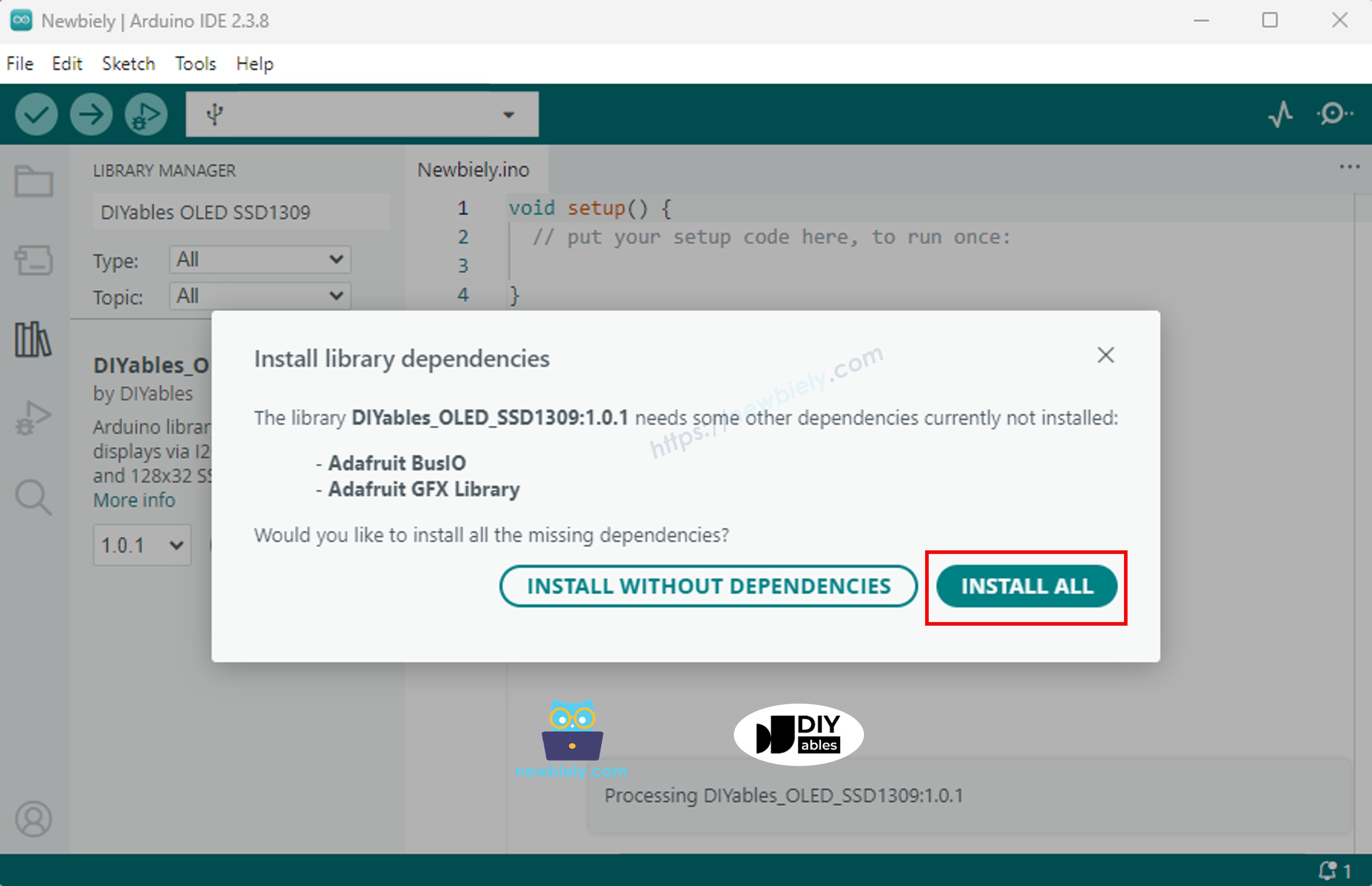 Arduino Adafruit GFX-Bibliothek