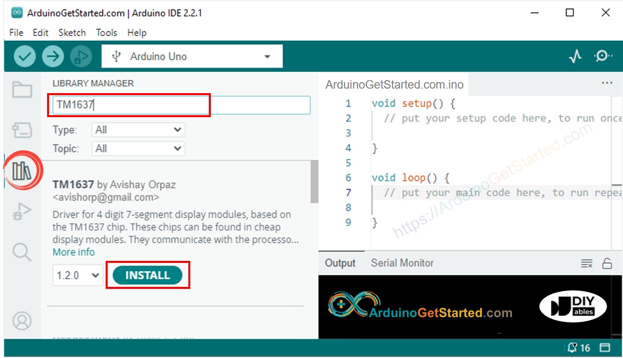 Arduino TM1637 4-stellige 7-Segment-Anzeige-Bibliothek