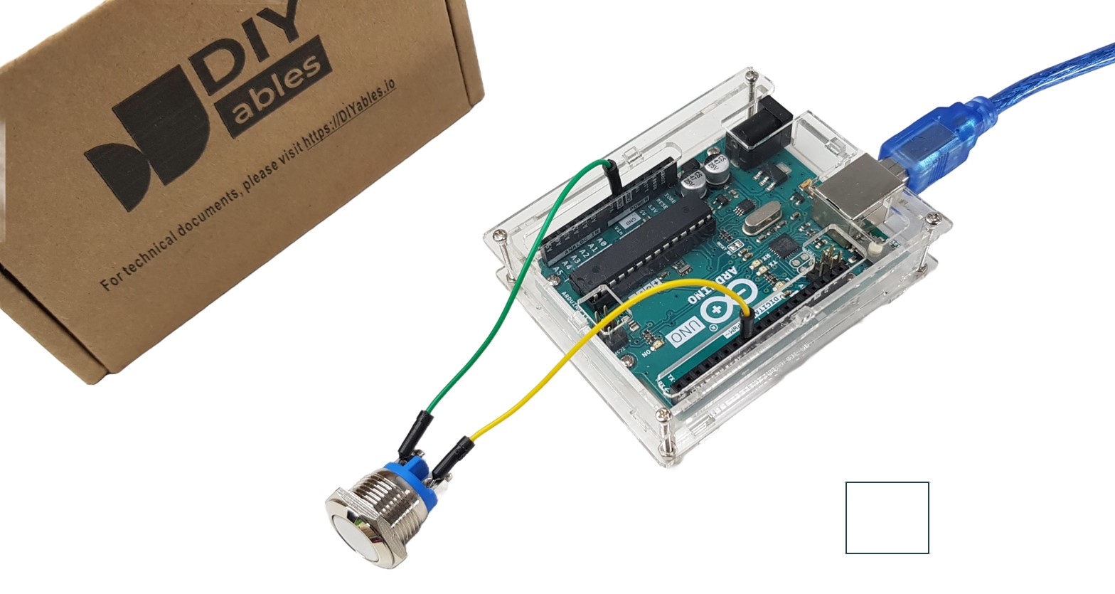 Arduino-Zweipol-Taster-Verdrahtungsdiagramm