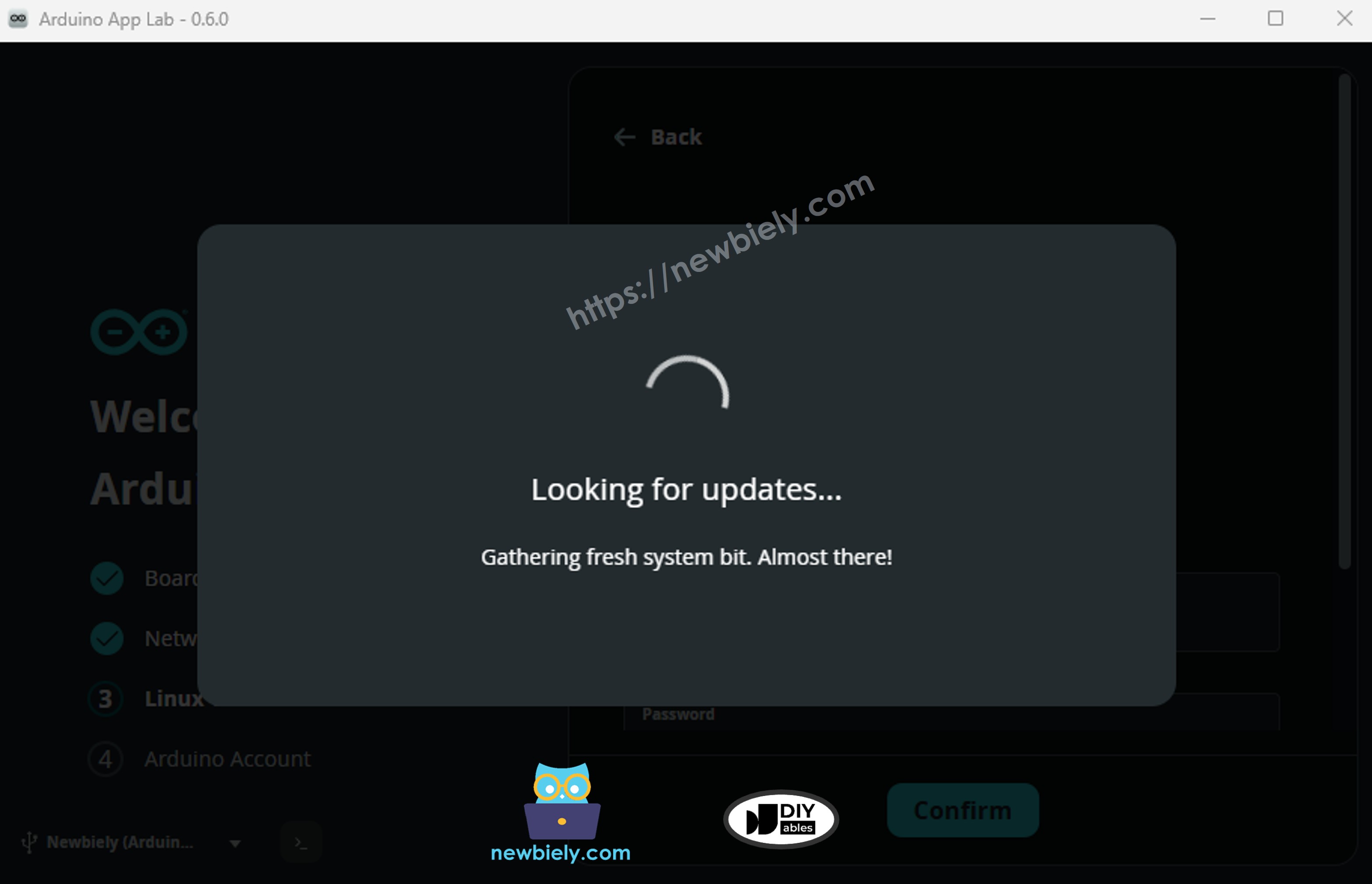 Arduino App Lab – Zweites Update-Check