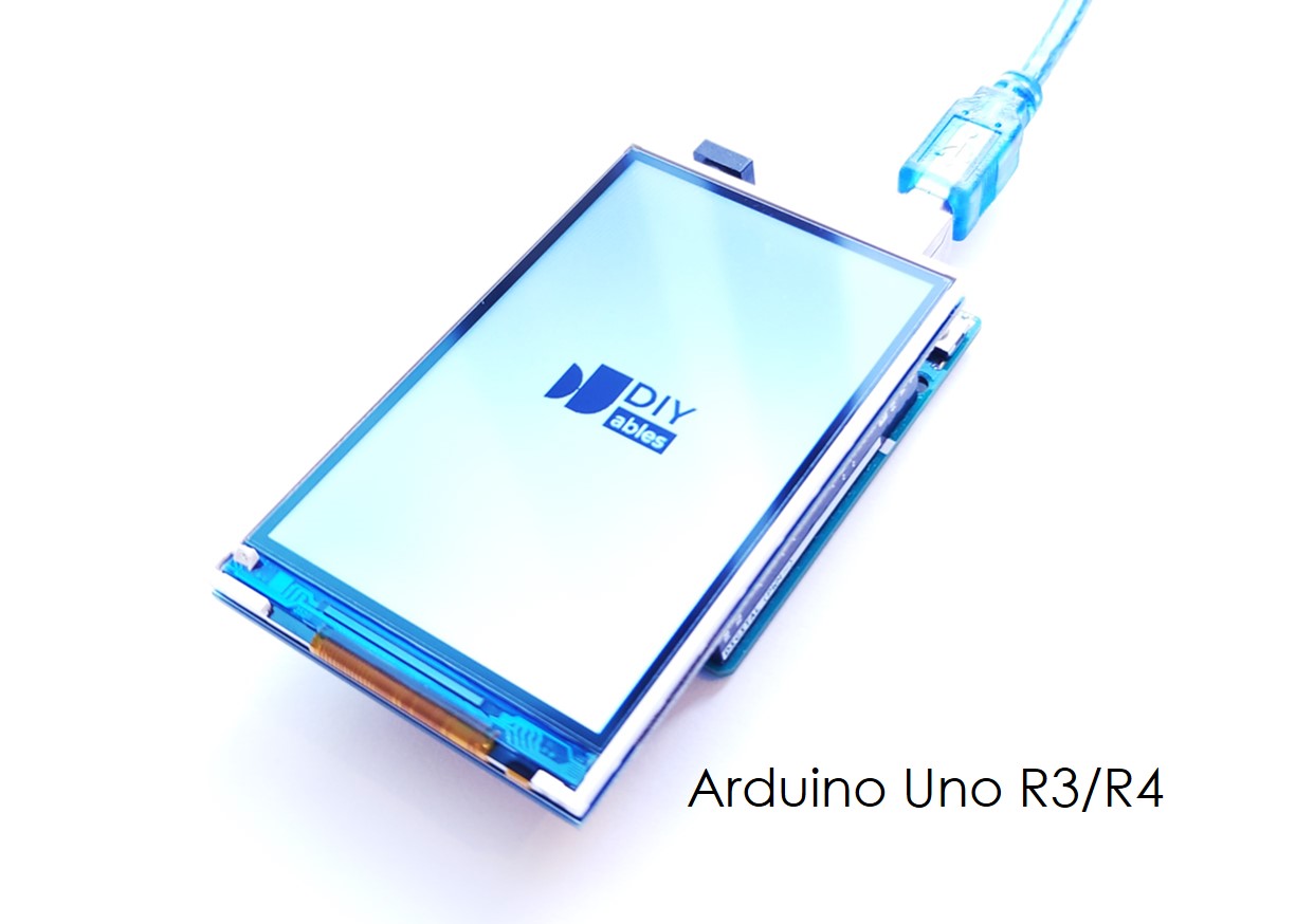 Arduino UNO R4 Bild auf dem TFT-LCD-Touch-Display