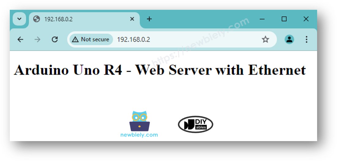 Arduino UNO R4 Ethernet-Webserver