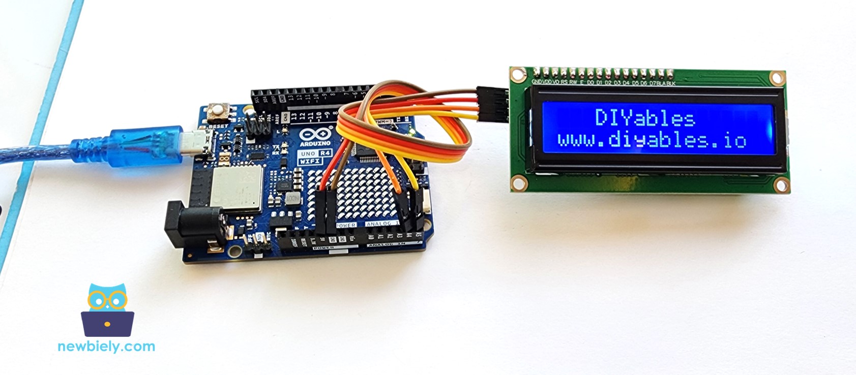 Arduino UNO R4 LCD I2C-Display