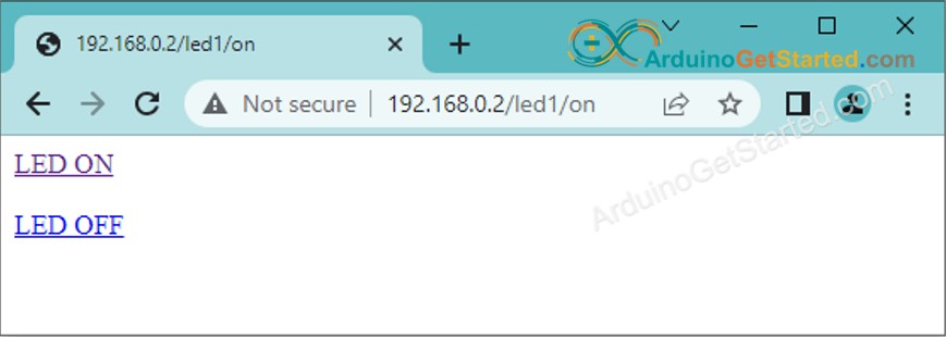 Arduino Uno R4 LED-Webbrowser