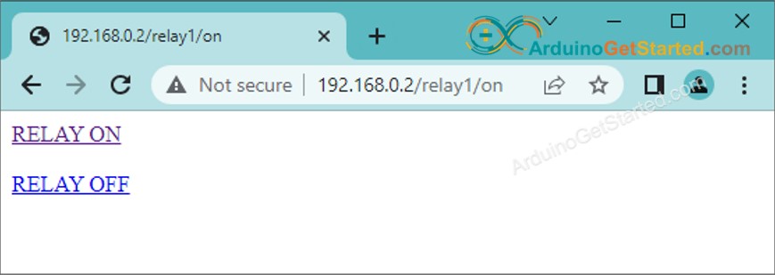 Arduino Uno R4 Relais Webbrowser