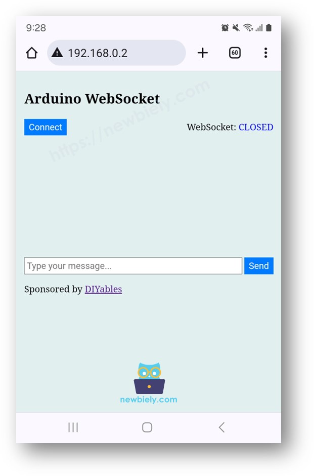 Arduino UNO R4 WebSocket Webbrowser