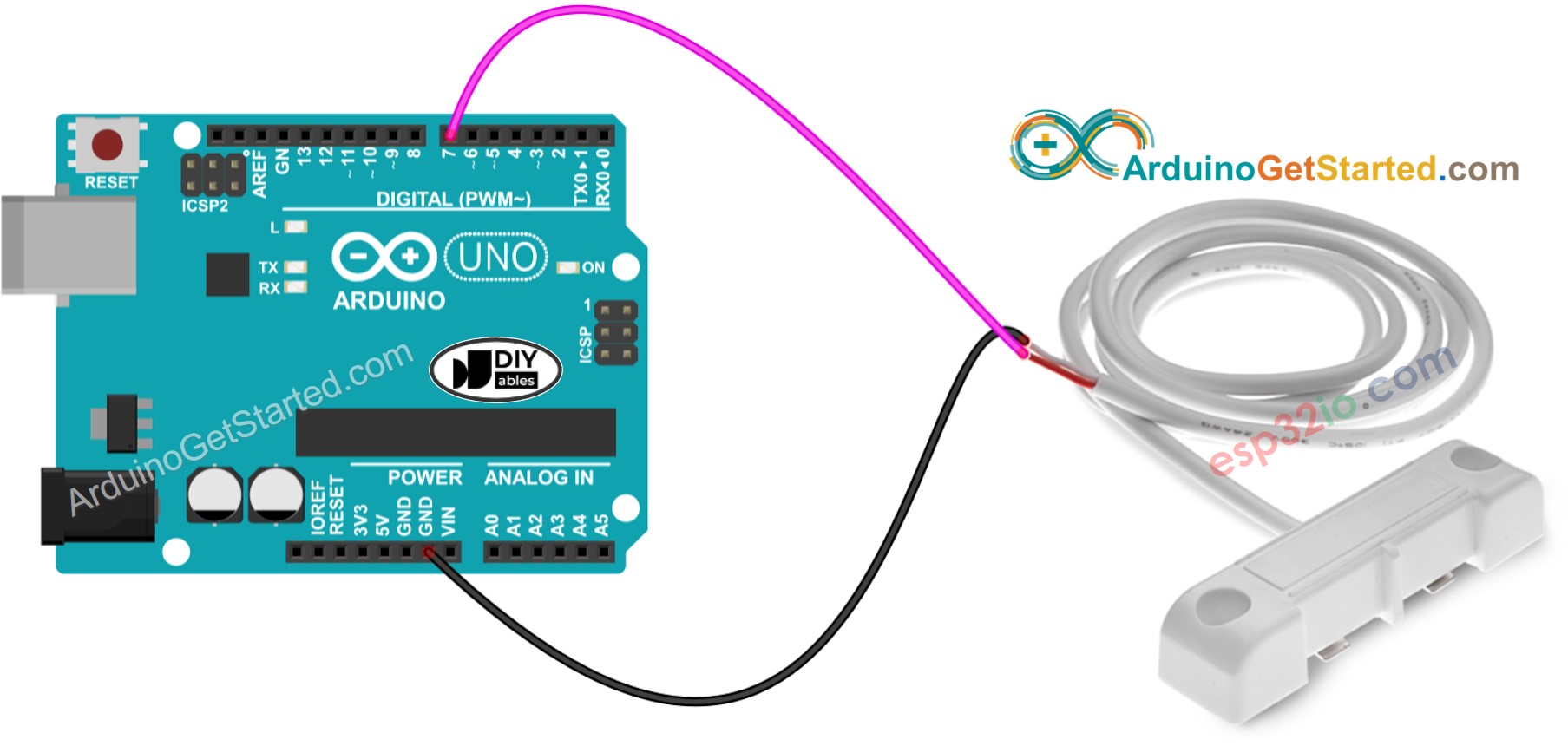 Arduino-Wasserleckdetektor-Schaltplan
