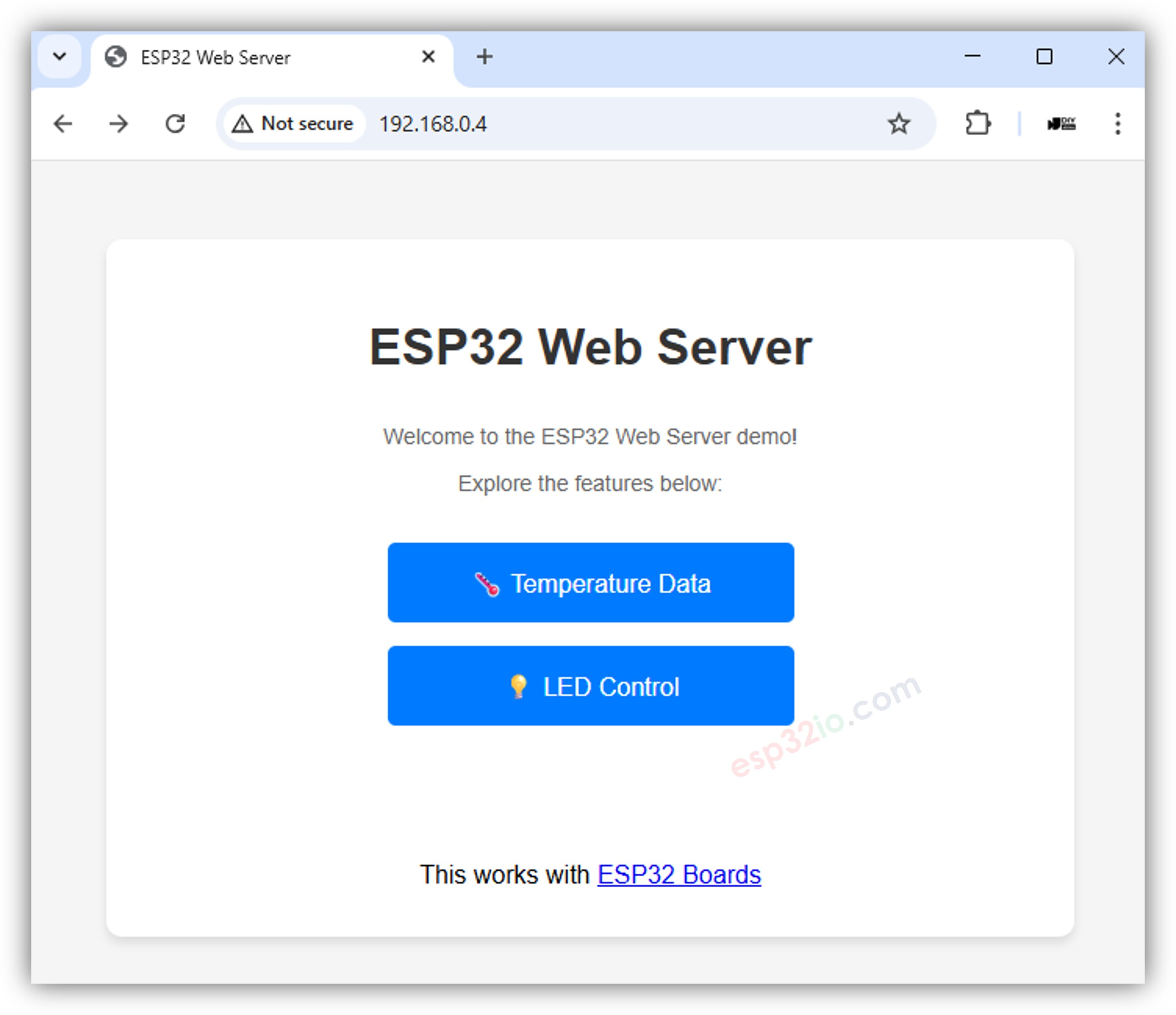 ESP32-Webserver