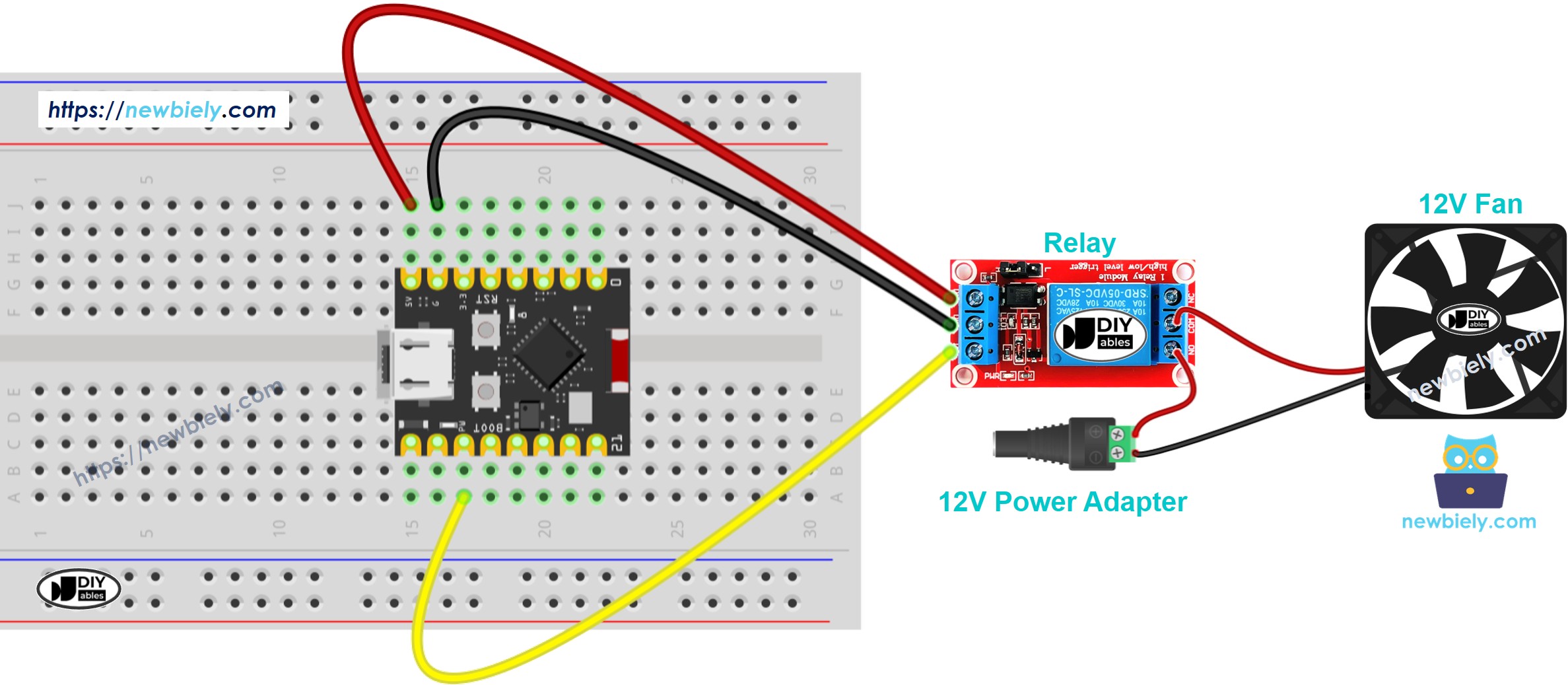ESP32 C3 Super Mini Lüfter Schaltplan
