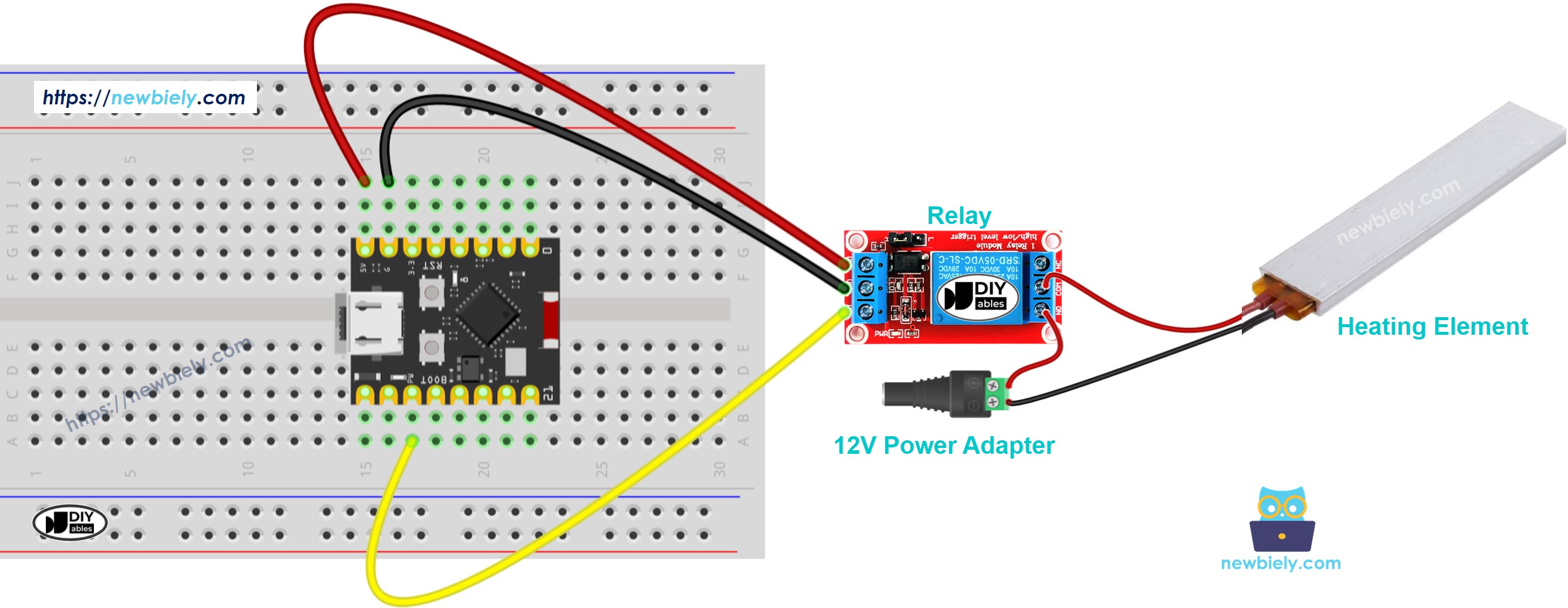 ESP32 C3 Super Mini Heizelement Schaltplan