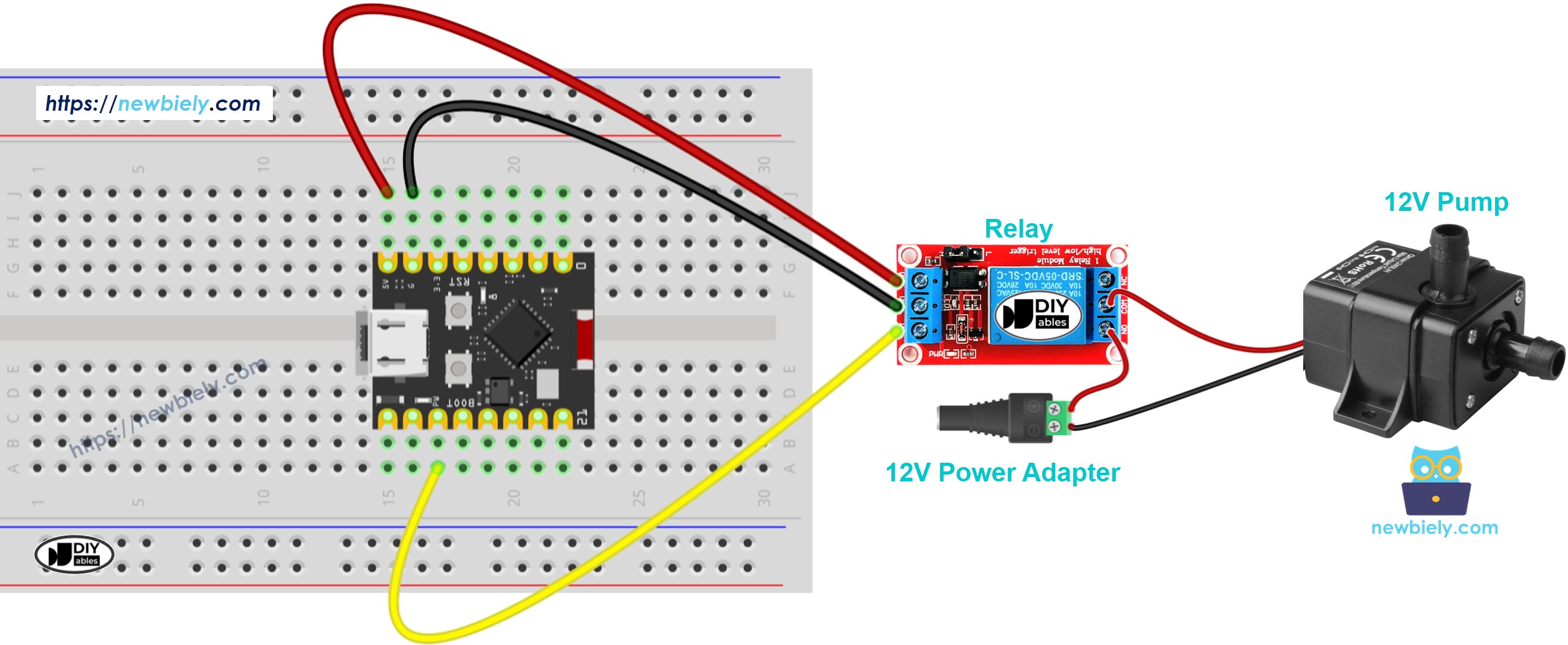 ESP32 C3 Super Mini Pumpe Schaltplan