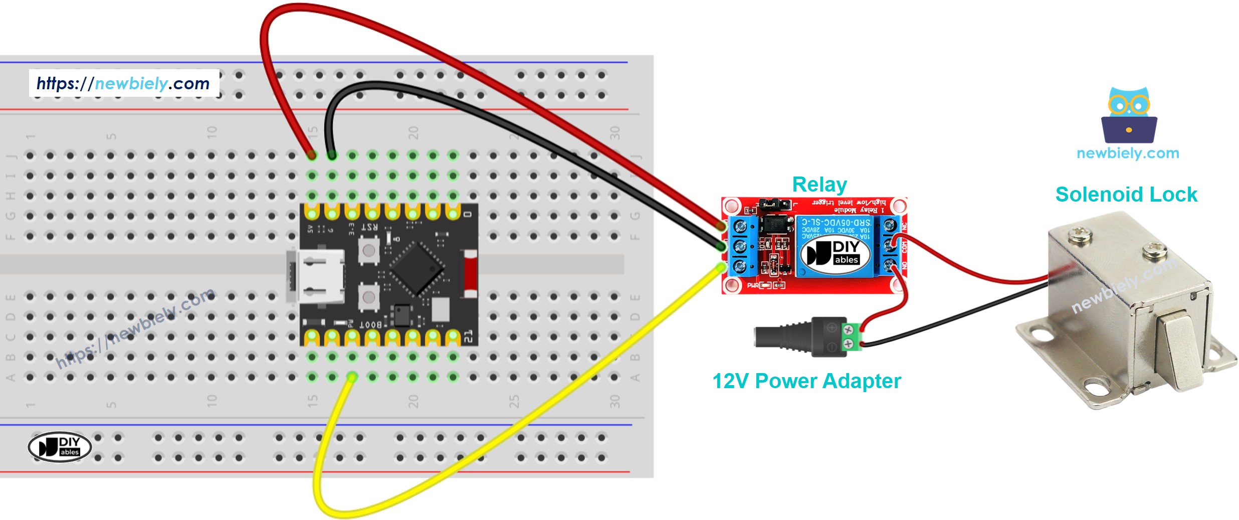 ESP32 C3 Super Mini Magnetschloss Schaltplan