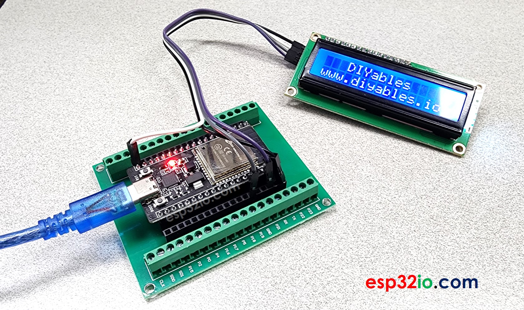ESP32 LCD I2C-Display