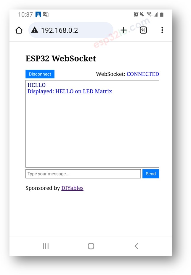 ESP32 WebSocket-Chat-Server