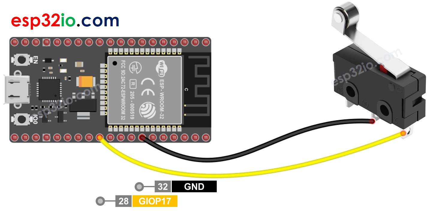 ESP32 Endschalter-Schaltplan