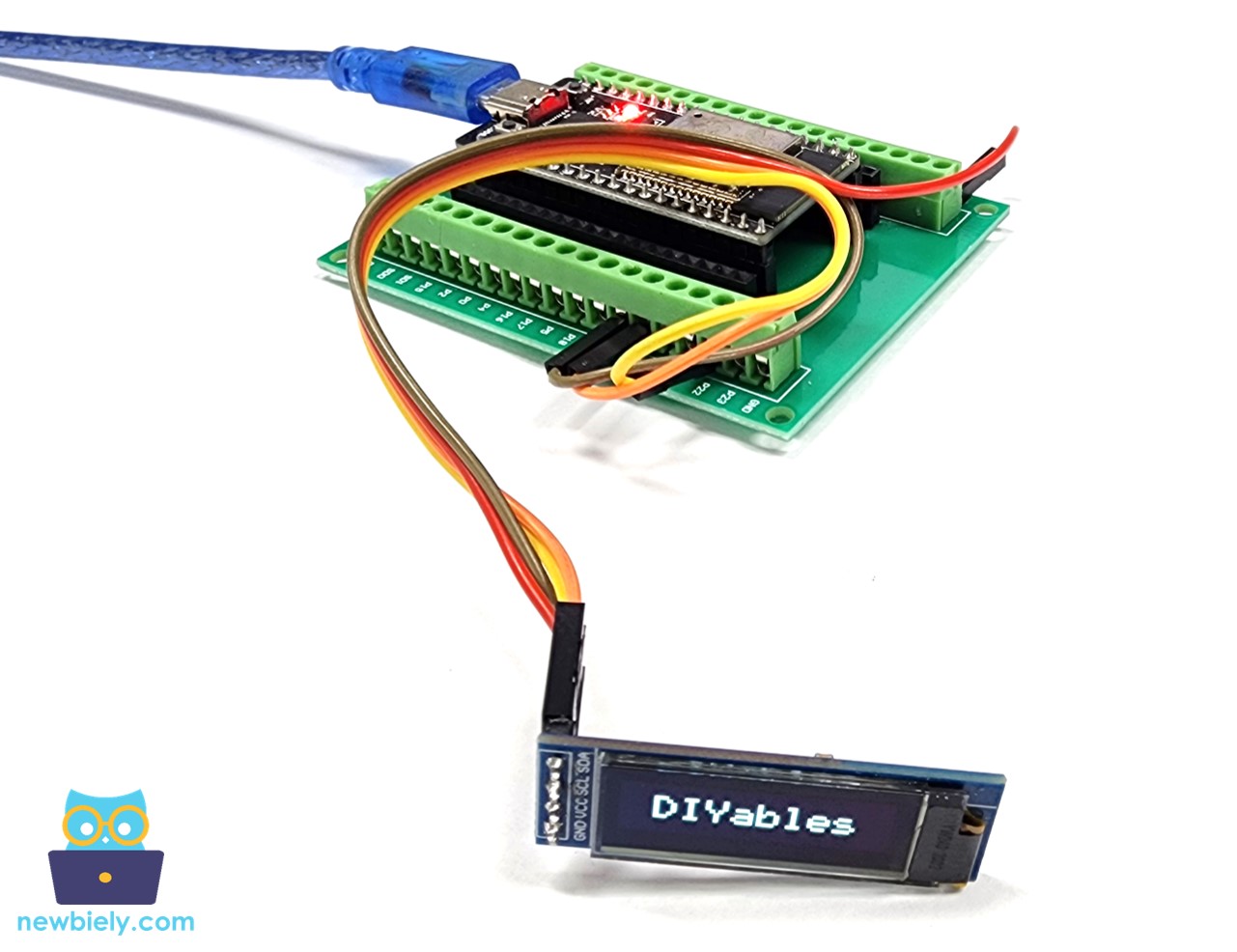 ESP32 MicroPython OLED vertikale und horizontale Zentrierung