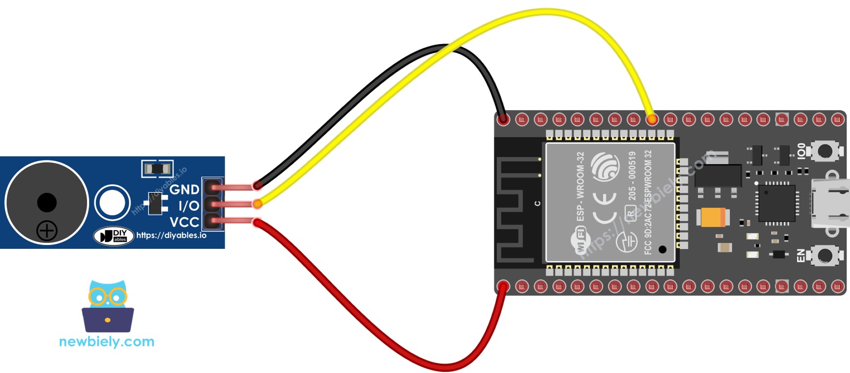 ESP32 Piezo-Buzzer-Schaltplan