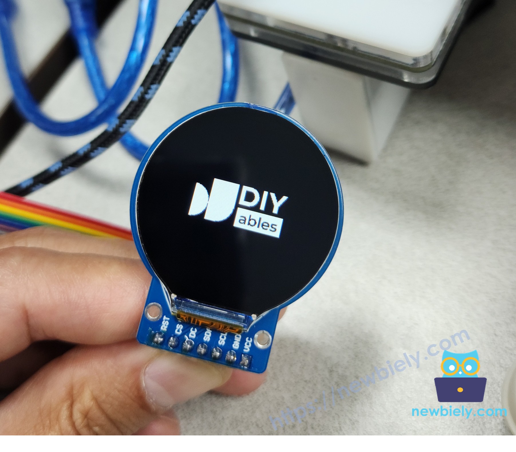 ESP32 rundes TFT-LCD-Display-Bild