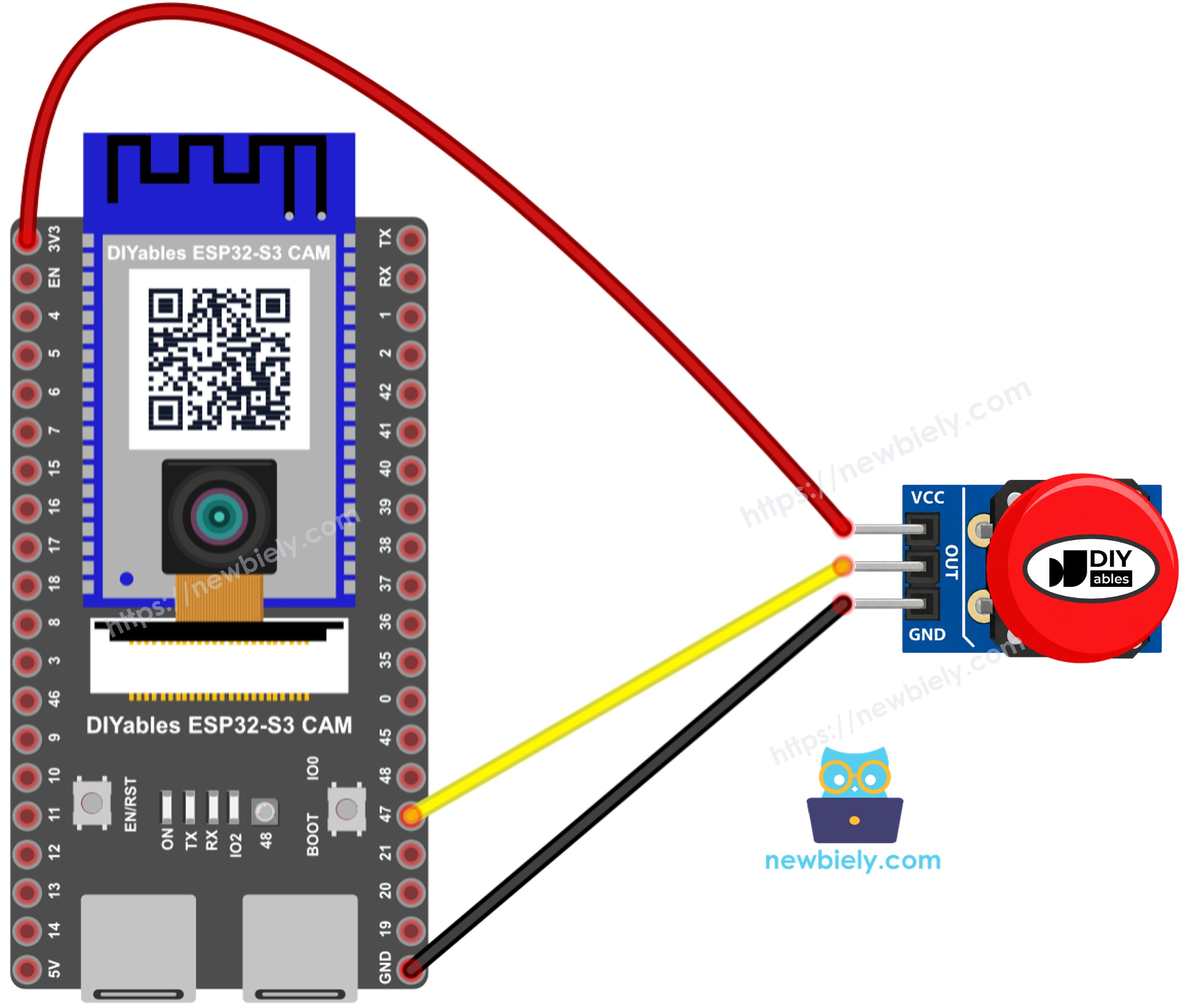 ESP32 S3 Video-Türklingel Schaltplan