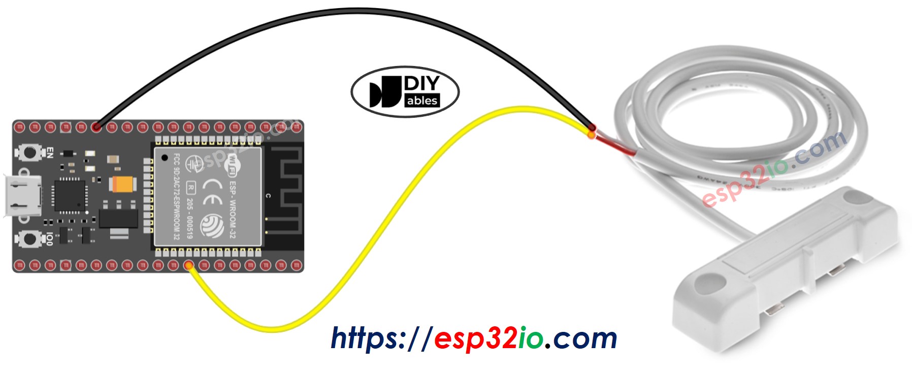 ESP32-Wassersensor-Verdrahtungsdiagramm