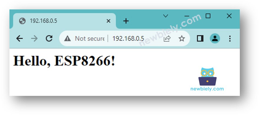 ESP8266 NodeMCU Webserver