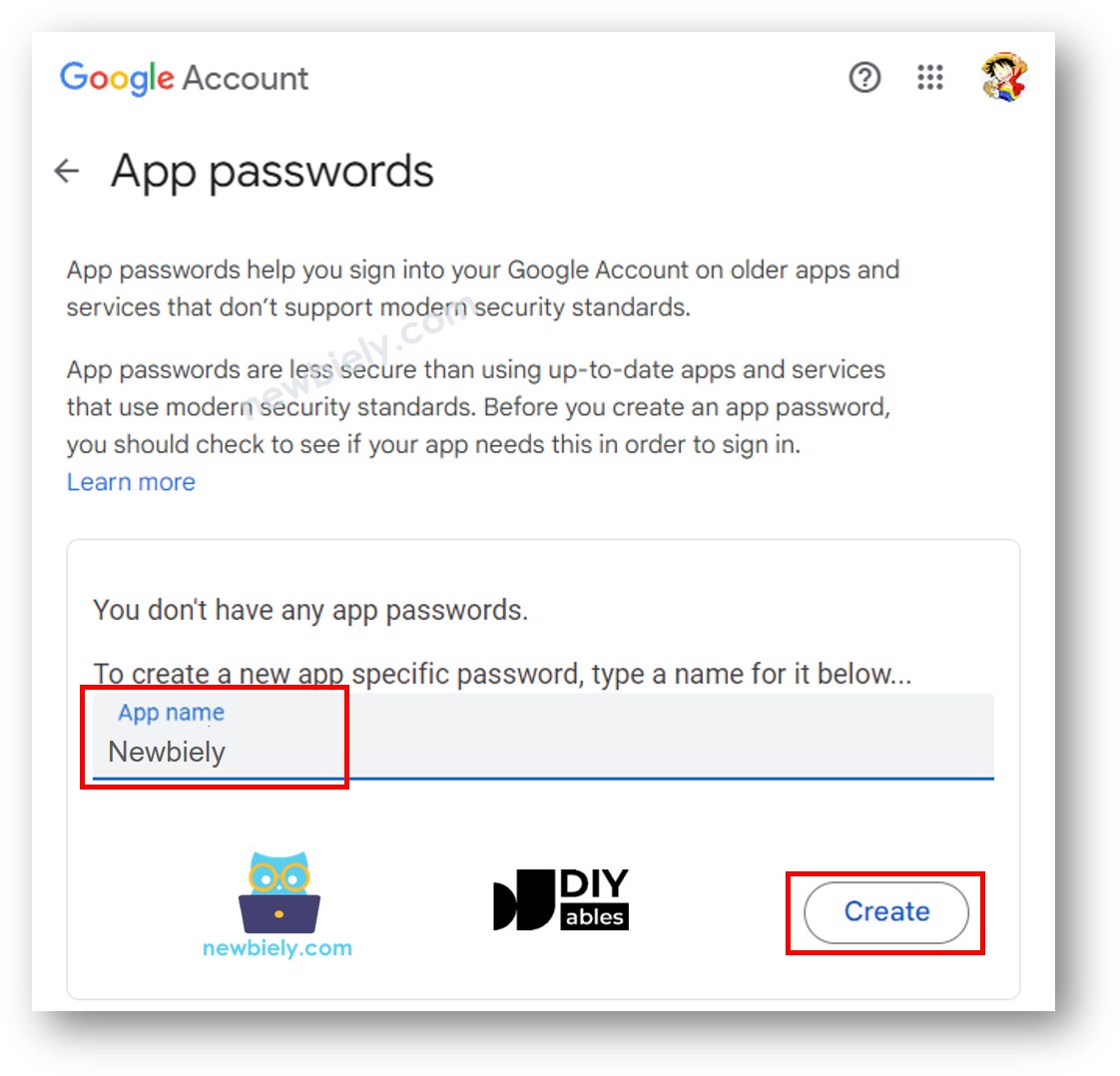 Google-App-Passwörter