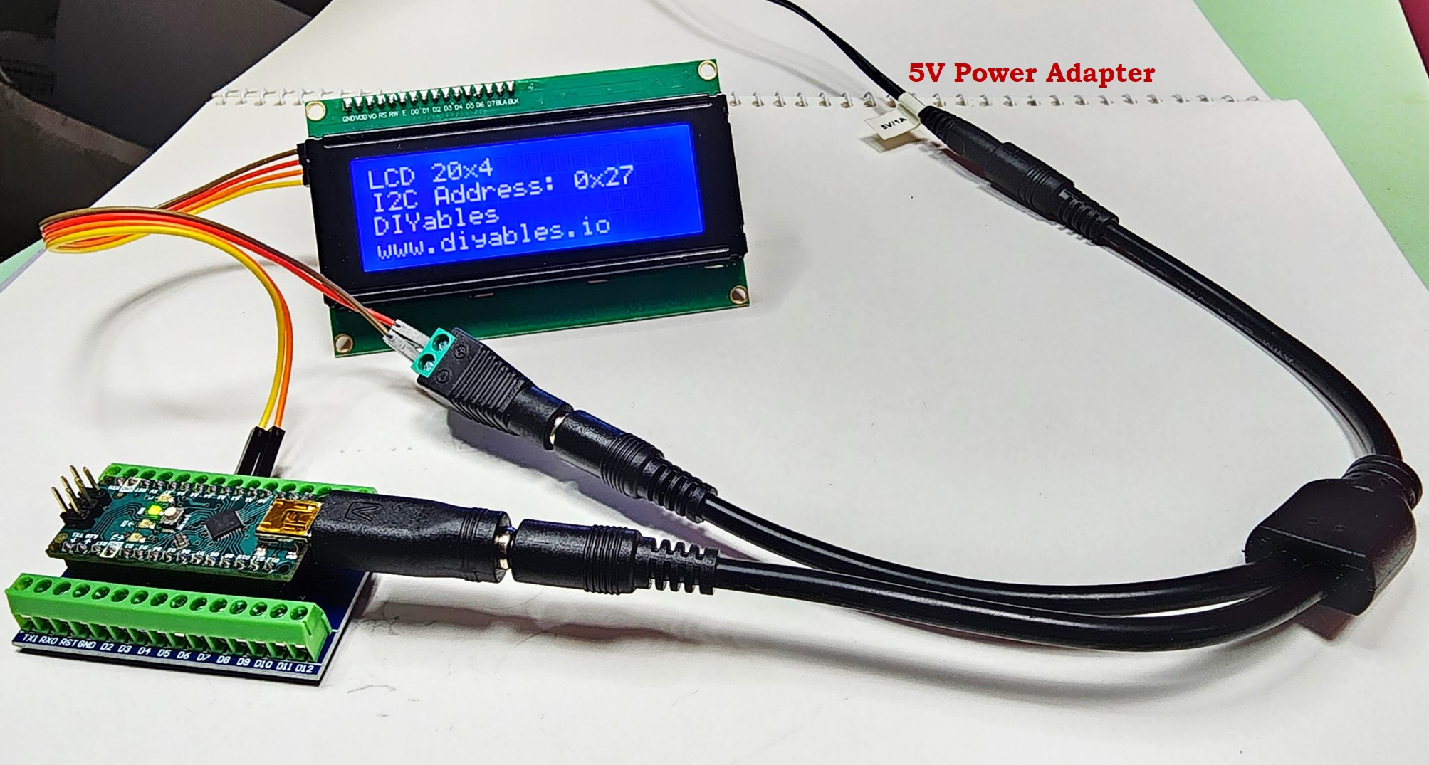 So versorgt man Arduino Nano und externe Komponenten mit Strom